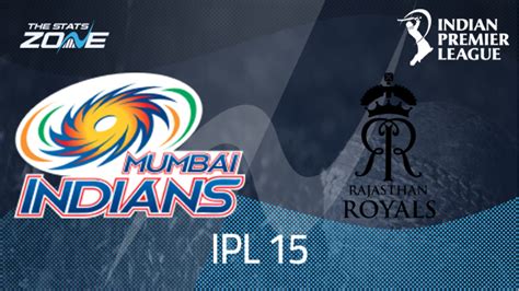 rajasthan royals vs mumbai indians standings